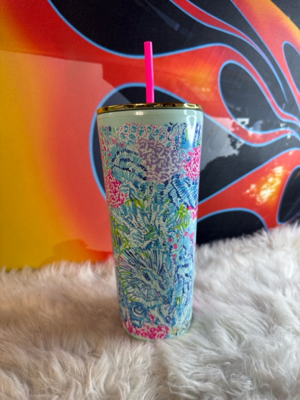 Lilly Pulitzer NEW Spashdance‎ Tumbler 24 Oz (TXAUP)